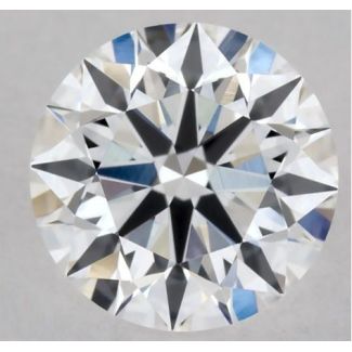 0.43 Carat Round D VVS2 EX GIA Natural Diamond