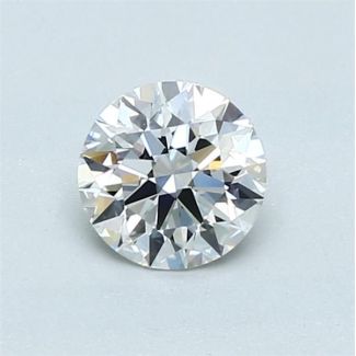 0.6 Carat Round D VVS1 EX GIA Natural Diamond