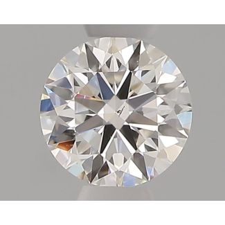 0.31 Carat Round H SI1 EX GIA Natural Diamond