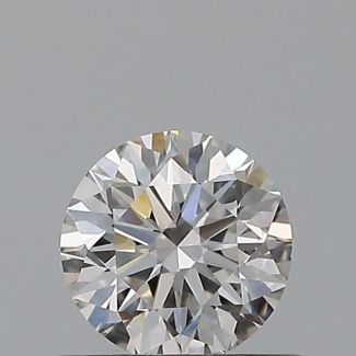 0.45 Carat Round H SI1 EX GIA Natural Diamond