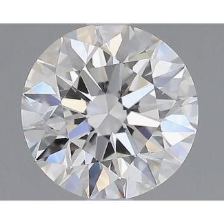 0.6 Carat Round F VS1 EX GIA Natural Diamond