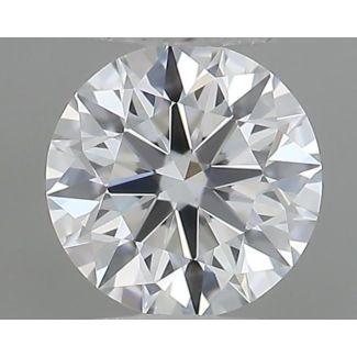 0.22 Carat Round E VVS1 EX GIA Natural Diamond