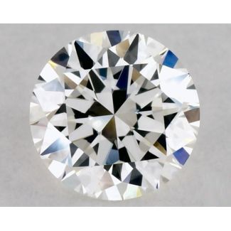 0.5 Carat Round H VVS2 EX GIA Natural Diamond