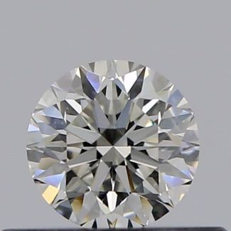 0.31 Carat Round H VVS2 VG EX GIA Natural Diamond