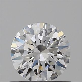 0.52 Carat Round D VS1 EX GIA Natural Diamond