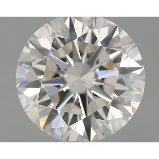 0.7 Carat Round G SI2 EX GIA Natural Diamond