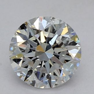 0.50 Carat Round E SI1 VG EX GIA Natural Diamond