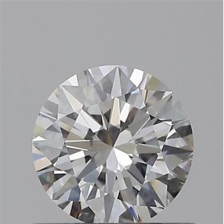 0.52 Carat Round E VS2 EX GIA Natural Diamond