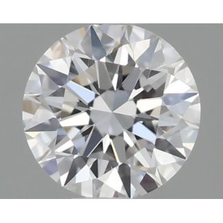 0.35 Carat Round D VVS1 EX GIA Natural Diamond