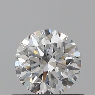 0.5 Carat Round E SI1 VG EX GIA Natural Diamond