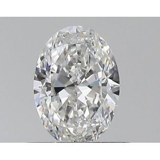 0.4 Carat Oval F SI1 - EX VG GIA Natural Diamond