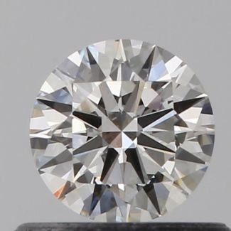 0.45 Carat Round F VS1 VG EX GIA Natural Diamond