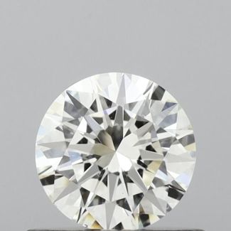 0.51 Carat Round H VS1 EX IGI Natural Diamond