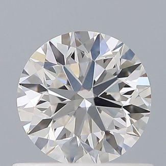 0.6 Carat Round E VVS2 VG EX GIA Natural Diamond