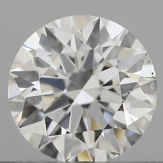 0.40 Carat Round E SI1 EX VG GIA Natural Diamond