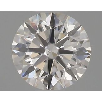 0.4 Carat Round H VS2 EX GIA Natural Diamond