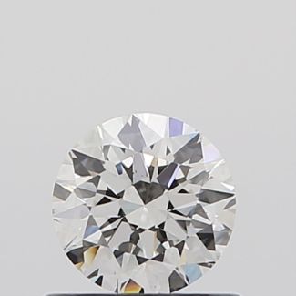 0.50 Carat Round H VS2 EX GIA Natural Diamond