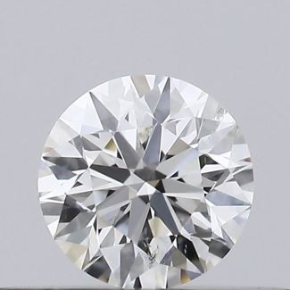 0.22 Carat Round F SI1 EX VG GIA Natural Diamond