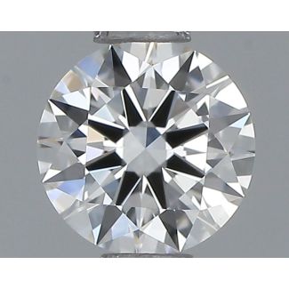 0.42 Carat Round F IF EX IGI Natural Diamond