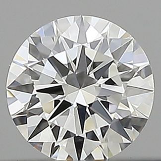 0.2 Carat Round E VVS2 EX GIA Natural Diamond