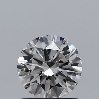 0.80 Carat Round D VS2 EX VG GIA Natural Diamond