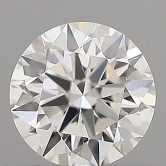 0.42 Carat Round H VVS1 EX GIA Natural Diamond