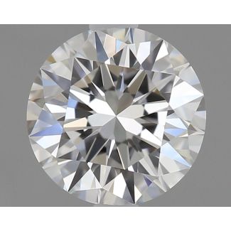 0.6 Carat Round F IF EX GIA Natural Diamond