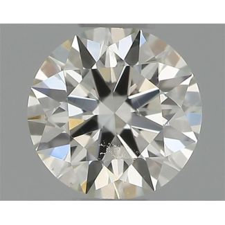 0.30 Carat Round H VS2 EX IGI Natural Diamond