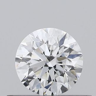 0.32 Carat Round E VVS2 EX GIA Natural Diamond