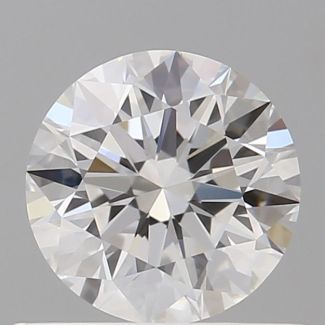 0.64 Carat Round D VVS1 EX GIA Natural Diamond