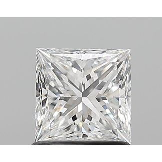 1.01 Carat Princess D VS2 - EX GIA Natural Diamond