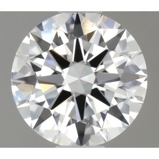 0.52 Carat Round F VS1 EX GIA Natural Diamond