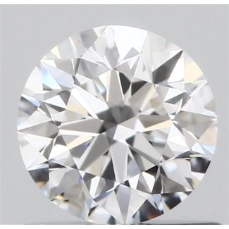 0.59 Carat Round D FL EX GIA Natural Diamond