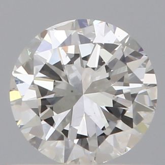 0.50 Carat Round H SI1 GD VG GIA Natural Diamond