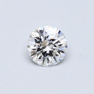 0.34 Carat Round D SI2 EX VG GIA Natural Diamond