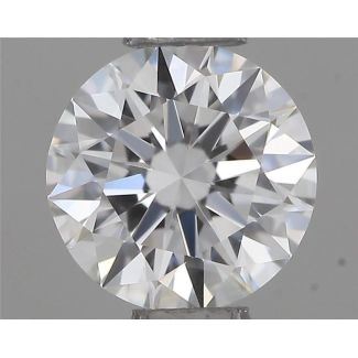 0.40 Carat Round E VVS2 EX GIA Natural Diamond