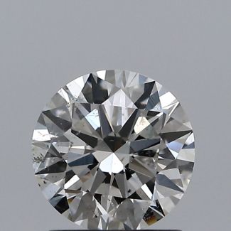 1.01 Carat Round H SI2 EX GIA Natural Diamond