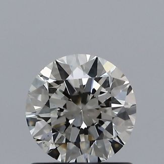 0.80 Carat Round I SI1 VG EX GIA Natural Diamond