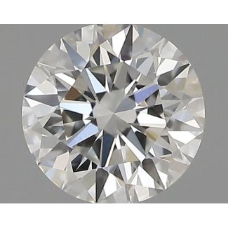 0.5 Carat Round F VVS2 EX GD GIA Natural Diamond