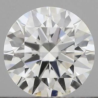 0.40 Carat Round G SI2 EX GIA Natural Diamond