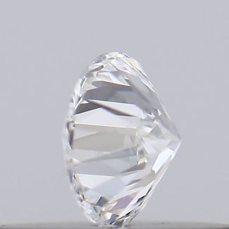 0.18 Carat Round E VVS2 EX GIA Natural Diamond