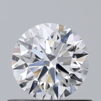 0.47 Carat Round D VVS1 EX GIA Natural Diamond