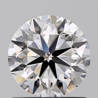 0.92 Carat Round E SI1 VG EX GIA Natural Diamond