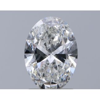 1.7 Carat Oval G SI2 - EX GIA Natural Diamond