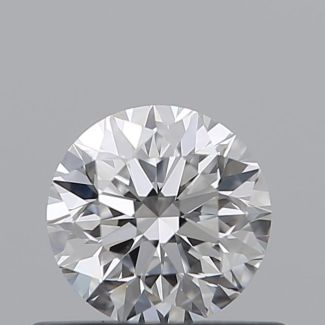 0.5 Carat Round D VVS2 VG EX GIA Natural Diamond