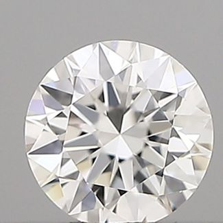 0.22 Carat Round F VVS2 EX GIA Natural Diamond