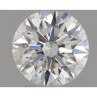 0.36 Carat Round G VVS1 EX GIA Natural Diamond