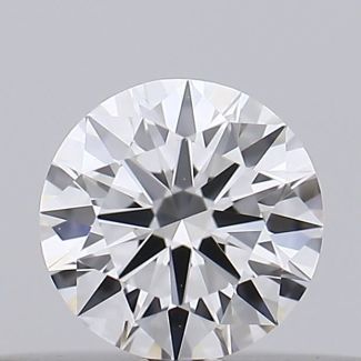 0.18 Carat Round D VVS2 EX GIA Natural Diamond