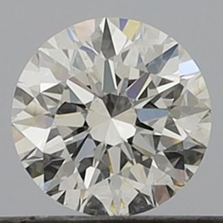 0.41 Carat Round F VS2 EX GIA Natural Diamond