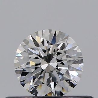 0.31 Carat Round E VVS2 EX GIA Natural Diamond